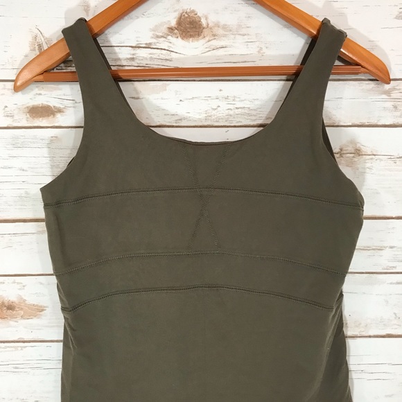 ATHLETA BROWN BRA TOP TANK SIZE LARGE - Picture 2 of 8